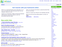 Tablet Screenshot of netvouz.com